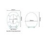 GRADE A1 - Sit Tight Jackson White Moulded Wood Toilet Seat