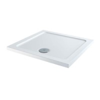 GRADE A1 - Square Low Profile Shower Tray 1000 x 1000- Slim Line