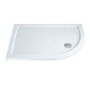 GRADE A1 - Right Hand Offset Quadrant Low Profile Shower Tray 900 x 760mm - Slim Line