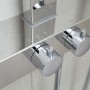 Latvin Thermostatic Shower Tower Panel with Integrated Storage
