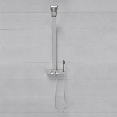 Chrome Luxury Thermostatic Shower Tower Panel with Shower Handset