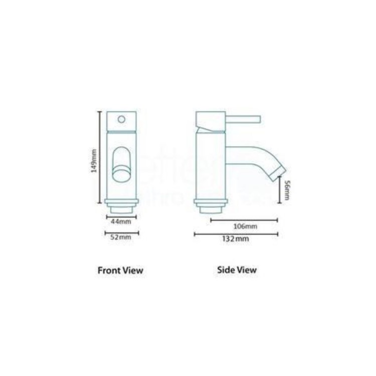 Chrome Mono Basin Mixer Tap - S9