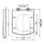 GRADE A1 - Voss Soft Close Toilet Seat