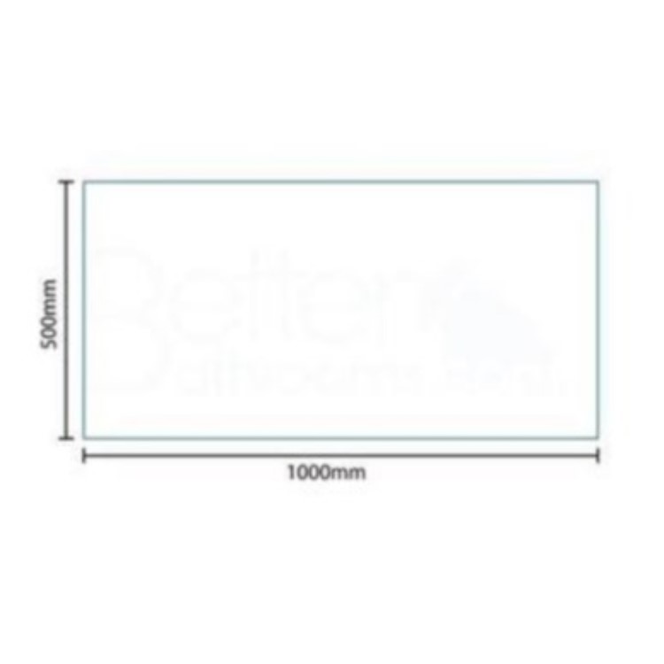 GRADE A1 - 1000x500mm Large LED Mirror - Illuminated Landscape Bathroom Dream Range Mirror