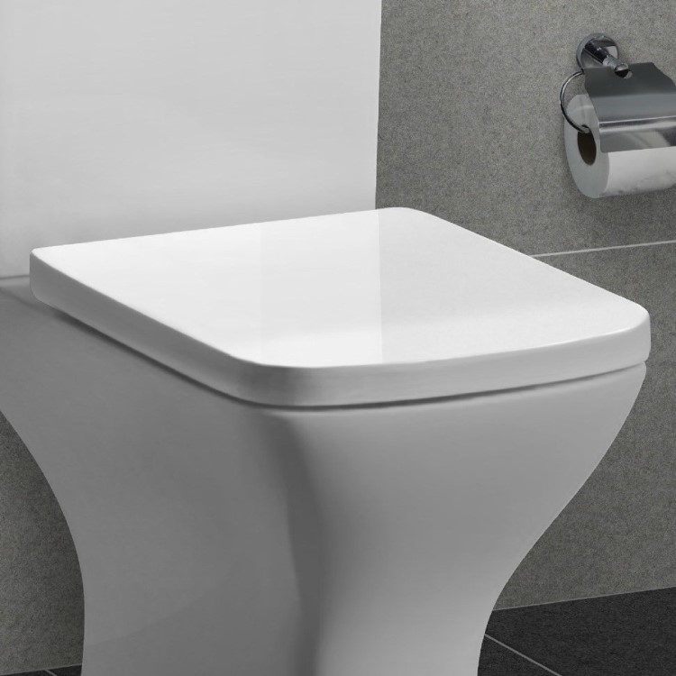 GRADE A1 - Soft Close Toilet Seat - Wrap around Design - Top Fixing - Austin Range