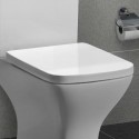 A1/BeBa_17290 ONLY OPENED - Soft Close Toilet Seat - Wrap around Design - Top Fixing - Austin Range