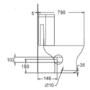 GRADE A1 - Portland Short Projection Pan