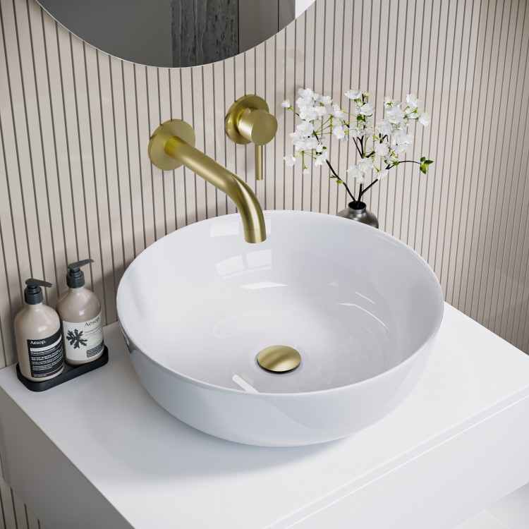 GRADE A1 - Arabella Round Countertop Basin - 415mm