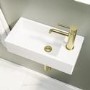 GRADE A1 - Detroit Right Hand 405mm Wall Hung Basin