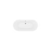 Grey Freestanding Double Ended Bath 1655 x 750mm - Lisbon