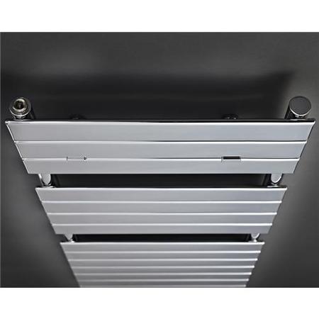 Hudson Reed Flat Panel Heated Towel Rail Chrome - 1213 x 500mm