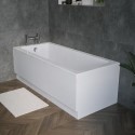 A1/BeBa_24808 GRADE A1 - Rutland Square Single Ended Bath - 1600 x 700mm