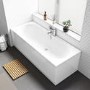 GRADE A2 - Burford Round Double Ended Bath - 1800 x 800mm