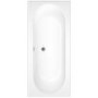 GRADE A2 - Burford Round Double Ended Bath - 1800 x 800mm