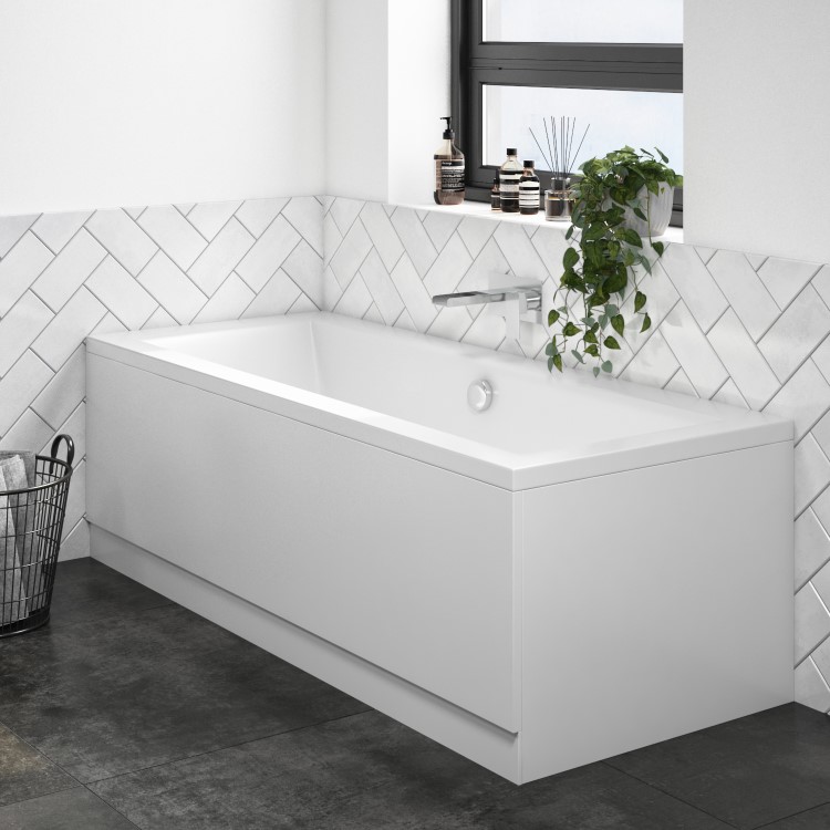 GRADE A1 - Chiltern Square Double Ended Bath - 1700 x 700mm