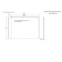 GRADE A1 - 750mm Acrylic Bath End Panel - Ledbury