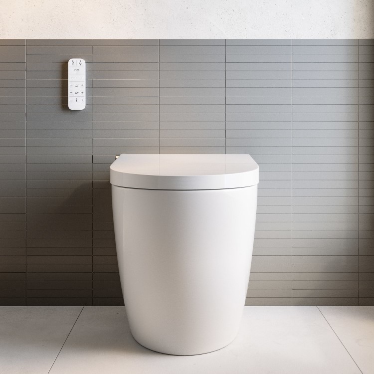 ONLY OPENED - Back to Wall Smart Bidet Japanese Toilet - Purificare