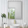 Rectangular LED Bathroom Mirror with Demister 600 x 800mm - Ariel