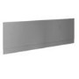 GRADE A1 - 1700mm Grey Gloss Bath Front Panel - Ashford