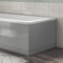 A1/BeBa_24947 ONLY OPENED - Ashford Grey Gloss 700mm End Bath Panel