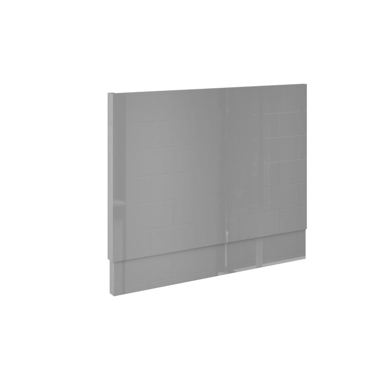 ONLY OPENED - Ashford Grey Gloss 700mm End Bath Panel