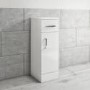 GRADE A1 - 300mm Bathroom Storage Unit White - Classic