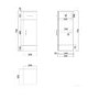 GRADE A1 - 300mm Bathroom Storage Unit White - Classic