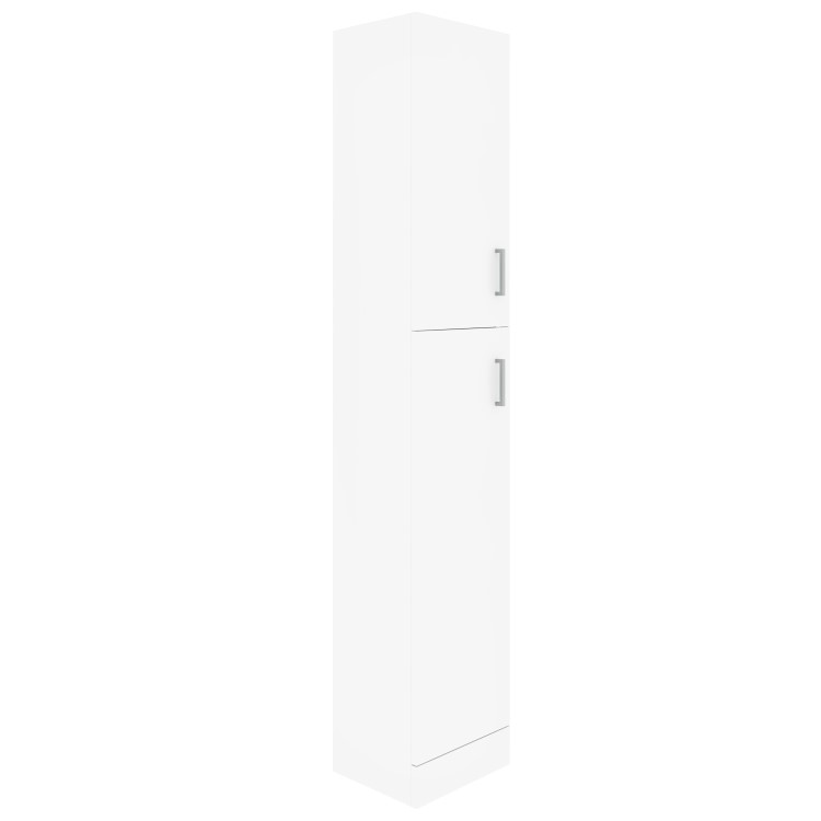 GRADE A1 - 350mm White Floor Standing Tall Bathroom Cabinet - Classic