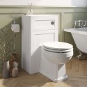 BeBa_24981A 500mm White Back to Wall Toilet Unit Only - Baxenden
