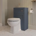BeBa_24982A 500mm Blue Back to Wall Toilet Unit Only - Baxenden