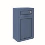 500mm Blue Back to Wall Toilet Unit Only - Baxenden