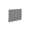 GRADE A1 - Baxenden Matt Grey 750mm End Bath Panel