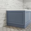 GRADE A1 - Baxenden Matt Blue 800mm End Bath Panel