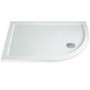 GRADE A1 - Slim Line 900 x 800 Right Hand Offset Quadrant Shower Tray