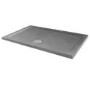 GRADE A1 - Slim Line Grey Sparkle 1200 x 900 Rectangular Shower Tray