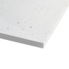 GRADE A1 - Slim Line White Sparkle 1100 x 760 Rectangular Shower Tray