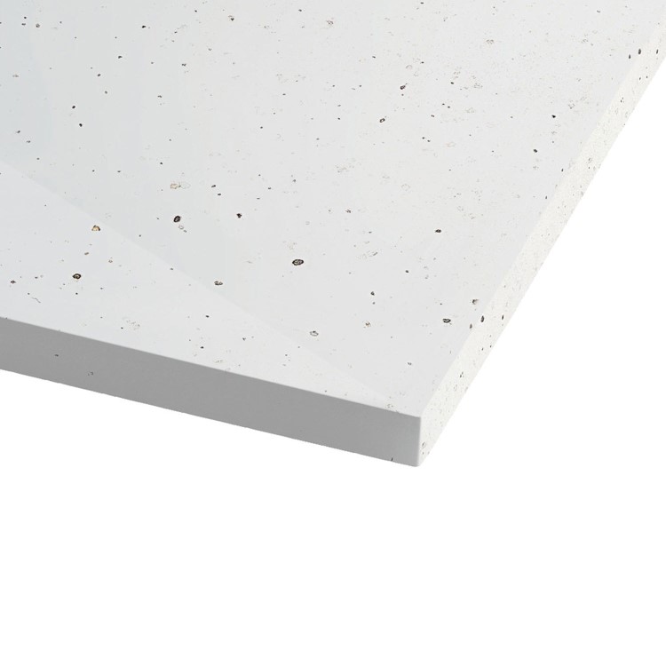GRADE A1 - Slim Line White Sparkle 1100 x 760 Rectangular Shower Tray