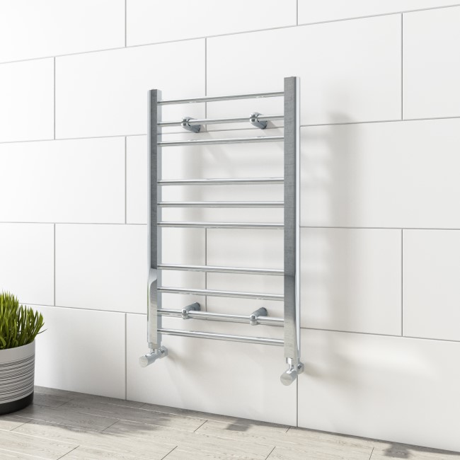 GRADE A1 - Chrome Towel Radiator 800 x 500mm - Sahara