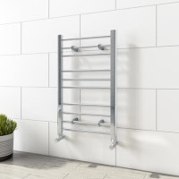 GRADE A1 - Chrome Towel Radiator 800 x 500mm - Sahara