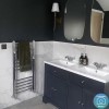 GRADE A1 - Chrome Towel Radiator 800 x 500mm - Sahara