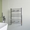 Chrome Towel Radiator 800 x 600mm - Sahara