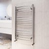 Chrome Towel Radiator 1000 x 600mm - Gobi