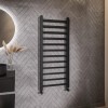 Black Towel Radiator 1200 x 500mm - Sonoran