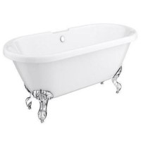 ALMOST PERFECT  - Park Royal Freestanding Bath Double Ended Roll Top - 1500 x 740mm