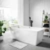 GRADE A1 - Riga Freestanding Double Ended Bath - 1585 x 690mm