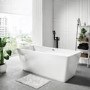 GRADE A1 - Riga Freestanding Double Ended Bath - 1585 x 690mm