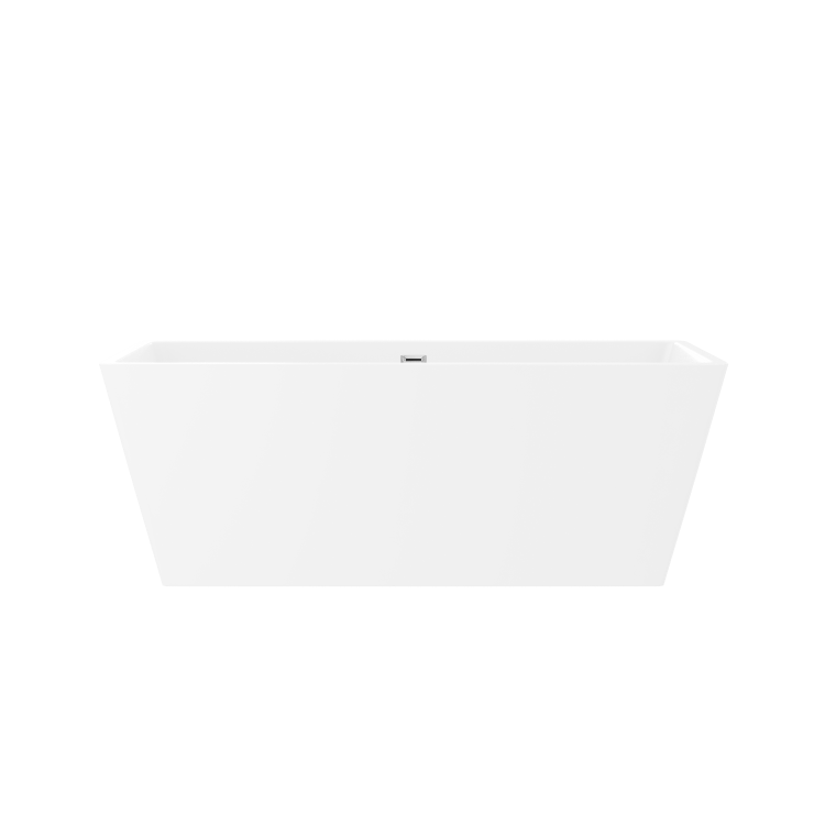 GRADE A1 - Riga Freestanding Double Ended Bath - 1585 x 690mm