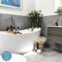 Freestanding Double Ended Slipper Bath 1705 x 790mm - Arles