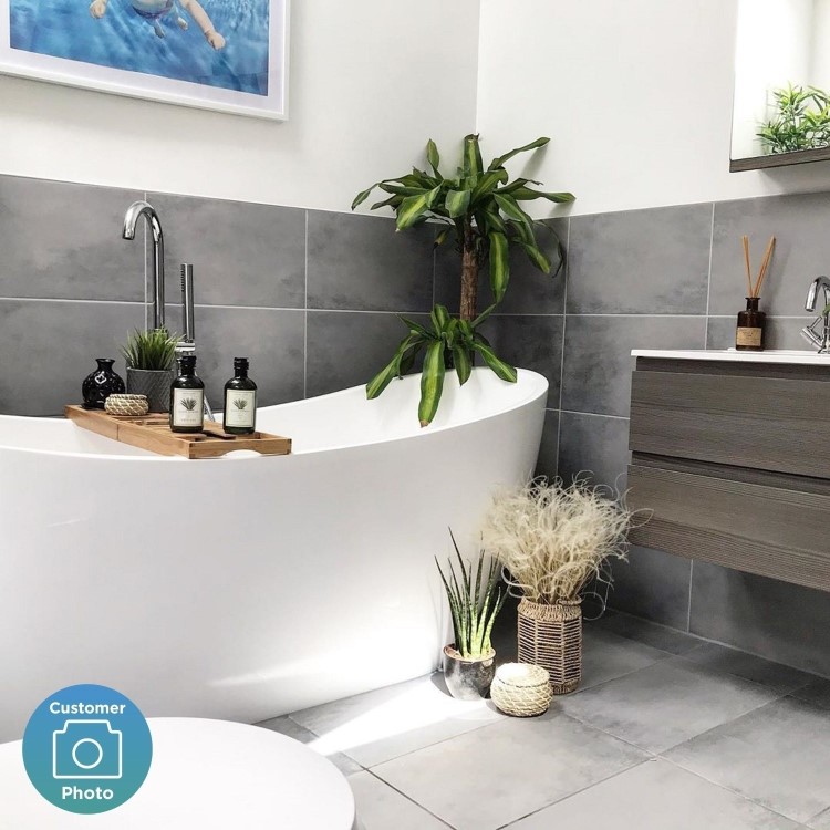 Freestanding Double Ended Slipper Bath 1705 x 790mm - Arles