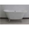 GRADE A1 - Park Royal Freestanding Bath Double Ended Back to Wall - 1700 x 745mm